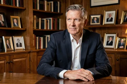 Bernard Mabille dans un bureau privé, portrait contemplant sa vie personnelle et conjugale